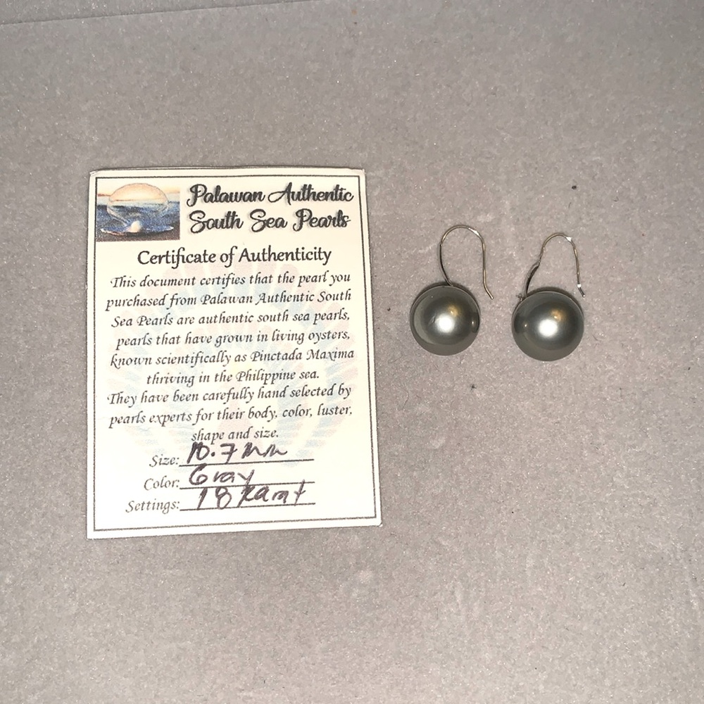 🔥 South Sea Pearl Hook Earring